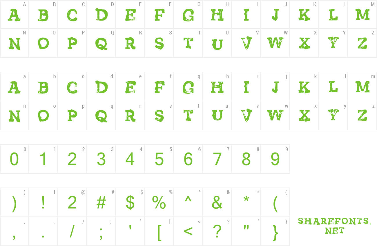 Font Vtks Sportage preview